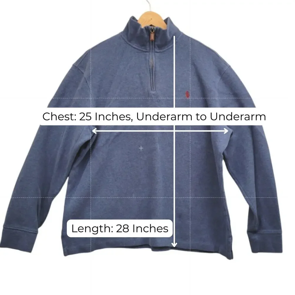 Polo by Ralph Lauren Sweater XL Blue Cotton